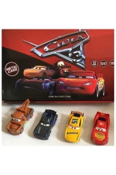 Cars Şimşek Mcqueen 4'lü Set Mater Oyuncak Arabalar - 1