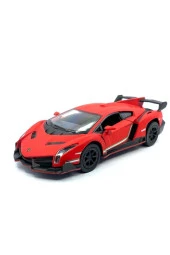 Lamborghini (MAT RENKLİ) Çek Bırak 5inch. Lisanslı Model Araç, Oyuncak Araba - 1