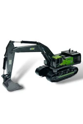 metal uçlu kepçe dozer sürtmeli ekskavatör çocuk mühendisliği oyuncak - 2