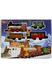Oyuncak Tren Pilli Sesli Işıklı Lüx Tren Yolbaşı Temalı Tren - 1