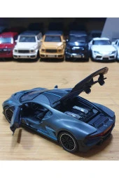 Metal Model Araç Bugatti Divo Oyuncak Diecast 15 Cm Araba Kapılar Bagaj Açılır - 2