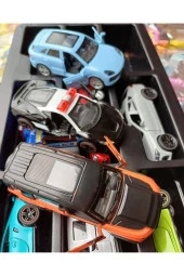 Oyuncak Metal Arabalar Diecast Brabus G500 Porsche Ferrari Bmw Lamborghini 9 Adet Koleksiyon - 4