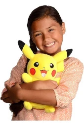 33 Cm Ithal Kumaş Pokemon Go Pikachu Figür Peluş Oyuncak Uyku & Oyun Arkadaşı Pikachu - 2