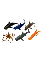 Oyuncak Okyanus Seti 6 Parça 13 cm Su Canlıları - 1