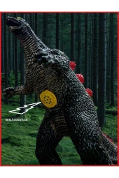 Sesli Yumuşak Godzilla 68 Cm Dinazor Büyük Boy Oyuncak Dinozor Godzila - 2