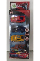 Cars 4lü Metal Arabalar Şimşek Mcqueen Jackson Storm Cruz Ramirez Çekici Mater - 1