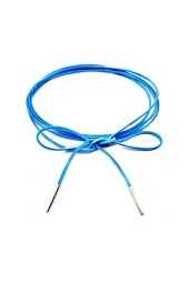 Mavi Renk Kadın Süet Bağcıklı Choker Kolye - 1