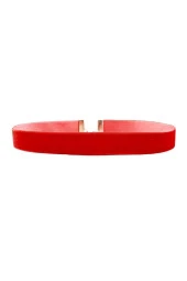 Kırmızı Renk Kadife Kadın Choker Kolye - 1