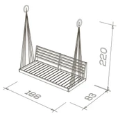 Ahşap Salıncak Mome Mome 180 - 3