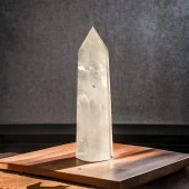 Piramit Sarı Limon Taşı Masaüstü Aksesuarı - 1