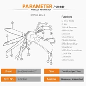 Grand Harvest KH5011LG3 Multi Fonksiyonel Çakı thumbnail 5