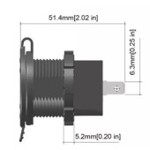 Araç/Tekne/Motosiklet için ( Quick ) HIZLI ŞARJ Kırmızı Renk - 2