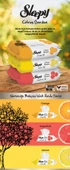 Sleepy Islak Havlu Mendil Meyve Çeşitleri 90 Yaprak (6 Lı Set) Plastik Kapaklı (Citrus Garden) - 8