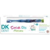 Dermokil DK Dent Aloe Vera Özlü Çocuk Diş Macunu + Fırçalı 50 ml - 1