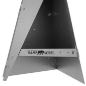 Kamp Ayısı® BlazePeak™ Katlanabilir Outdoor Piramit Soba ve Taşınabilir Bahçe Şöminesi 3mm Galvaniz Çelik - 5