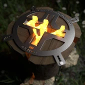 Kamp Ayısı® SwedeFire™: Bushcraft İsveç Kütük Ocağı - 10