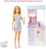 Barbie Dondurma Dükkanı Oyun Seti, 3 yaş ve üzeri HCN46 - 5