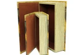 Kutu Kitap Harita 2'li Set Dekoratif Hediyelik Knm-C0140 - 4