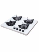 Çetintaş W 848 CT Beyaz Cam Set Üstü Ocak Doğalgaz-LPG - 1