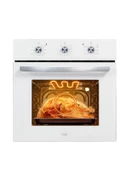 Çetintaş W5212 Beyaz Cam Ankastre Fırın - 1