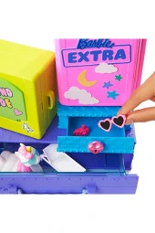 FABBATOYS HDY91 Barbie Extra - Mini Bebekler ve Hayvan Dostlarının Seyahat Maceraları - 3