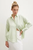 Basic Modal Gömlek Mint thumbnail 1
