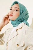 MK Desen Soft Eşarp Mint Yeşili thumbnail 2