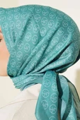 MK Desen Soft Eşarp Mint Yeşili - 4