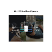 TP-Link RE315, AC1200 Mbps, 2 Harici Anten ve 1 Ethernet Bağlantı Noktalı Wi-Fi Güçlendirici/Hotspot, Access Point Modu, Tüm Wi-Fi Yönlendiriciler ile Çalışır, Wi-Fi 5 Menzil Genişletici - 3