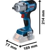 Bosch GDS 18V-450 PC Aküsüz Darbeli Somun Sıkma Makinesi - 2