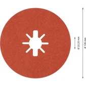 Bosch R782 Expert 125 mm 60 Kum Inox Disk Zımpara 5'li 2608621809 - 2