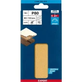 Bosch Expert C470 Zımpara Kağıdı 80X133MM 80 Kum 8 Delik 10LU - 1
