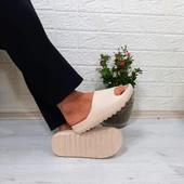 Akınalbella 278 Bej renk tekkuşak Havuz Plaj Günlük Terlik thumbnail 2