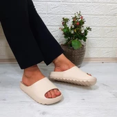 Akınalbella 278 Bej renk tekkuşak Havuz Plaj Günlük Terlik thumbnail 3