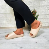 Akınalbella 278 Bej renk tekkuşak Havuz Plaj Günlük Terlik thumbnail 5