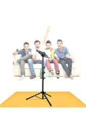 Ipad, Samsung Galaxy Uyumlu Tablet Tutucu 160 Cm Metal Ayaklı Tutucu Ağzı Kapalı 20 Cm, Açık 32 Cm thumbnail 2