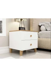 Mezza 3680 VENTO 2 ÇEKMECELİ KOMODİN SEPET - BEYAZ - 1