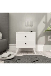 Mezza 3720 MONA 2 ÇEKMECELİ KOMODİN BEYAZ - 2