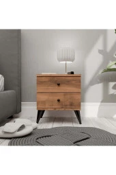 Mezza 3724 MONA 2 ÇEKMECELİ KOMODİN HAT thumbnail 2