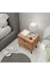 Mezza 3724 MONA 2 ÇEKMECELİ KOMODİN HAT thumbnail 4