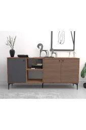 Mezza 1682 Vısıon Konsol 180 Cm Hat - Kaplan - Antrasit thumbnail 2