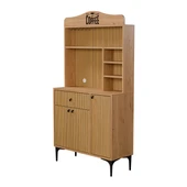 Mezza 5226 SIESTA 90 CM KAHVE KÖŞESİ ÇOK AMAÇLI DOLAP 3 KAPAKLI 1 ÇEKMECELİ KİLER MUTFAK DOLABI SEPETYUNUS - 7