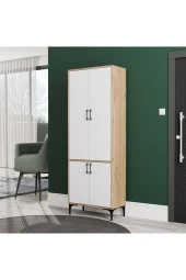 Mezza 5032 ROYAL 4 KAPAKLI 5 ASKILI PORTMANTO SEPET - BEYAZ thumbnail 1