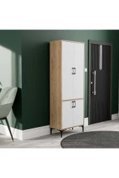 Mezza 5032 ROYAL 4 KAPAKLI 5 ASKILI PORTMANTO SEPET - BEYAZ thumbnail 3