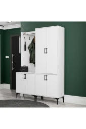 Mezza SET 5000-5030 ROYAL 6 KAPAKLI 9 ASKILI PORTMANTO BEYAZ thumbnail 1