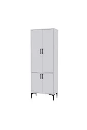 Mezza 5030 ROYAL 4 KAPAKLI 5 ASKILI PORTMANTO BEYAZ - 7