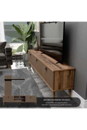 Mezza 1380 TERRA 180 CM (AHŞAP AYAKLI) TV ÜNİTESİ HAT - KAPLAN - 5