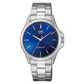 Q&Q QC207J001Y Lacivert Gümüş Çelik Kordonlu Sevgili Çift Kol Saatleri - 2