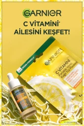 GARNİER C Vitamini Parlaklık Verici Kağıt Yüz Maskesi - 5