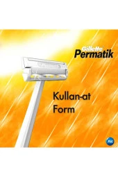 Gillette Permatik Kullan At Tıraş Bıçağı 5 Adet - 4